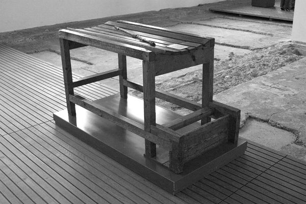 Punishment table at dachau